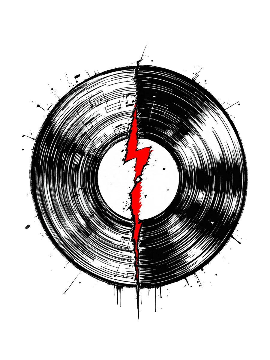 music genre-switching waveform