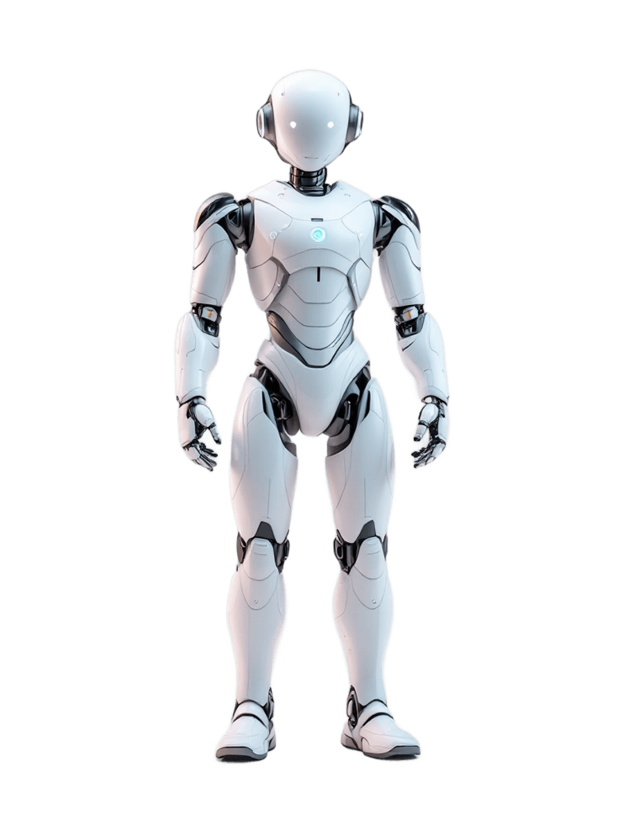 humanoid robot at tech expo